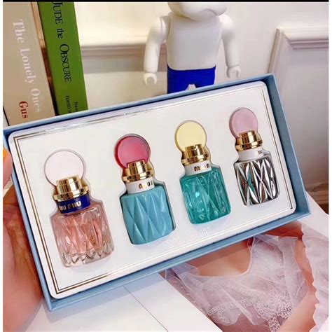 miu miu perfume set of 4